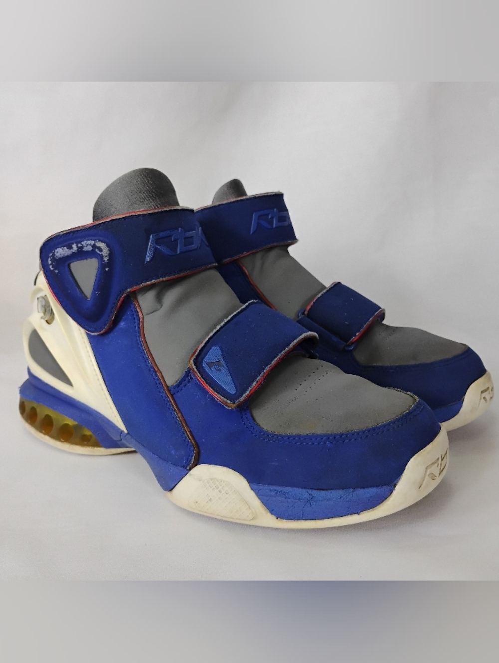 (Damage) Reebok Answer IX 9 Pump Iverson Blue Men's 6.5 For Collectible Display